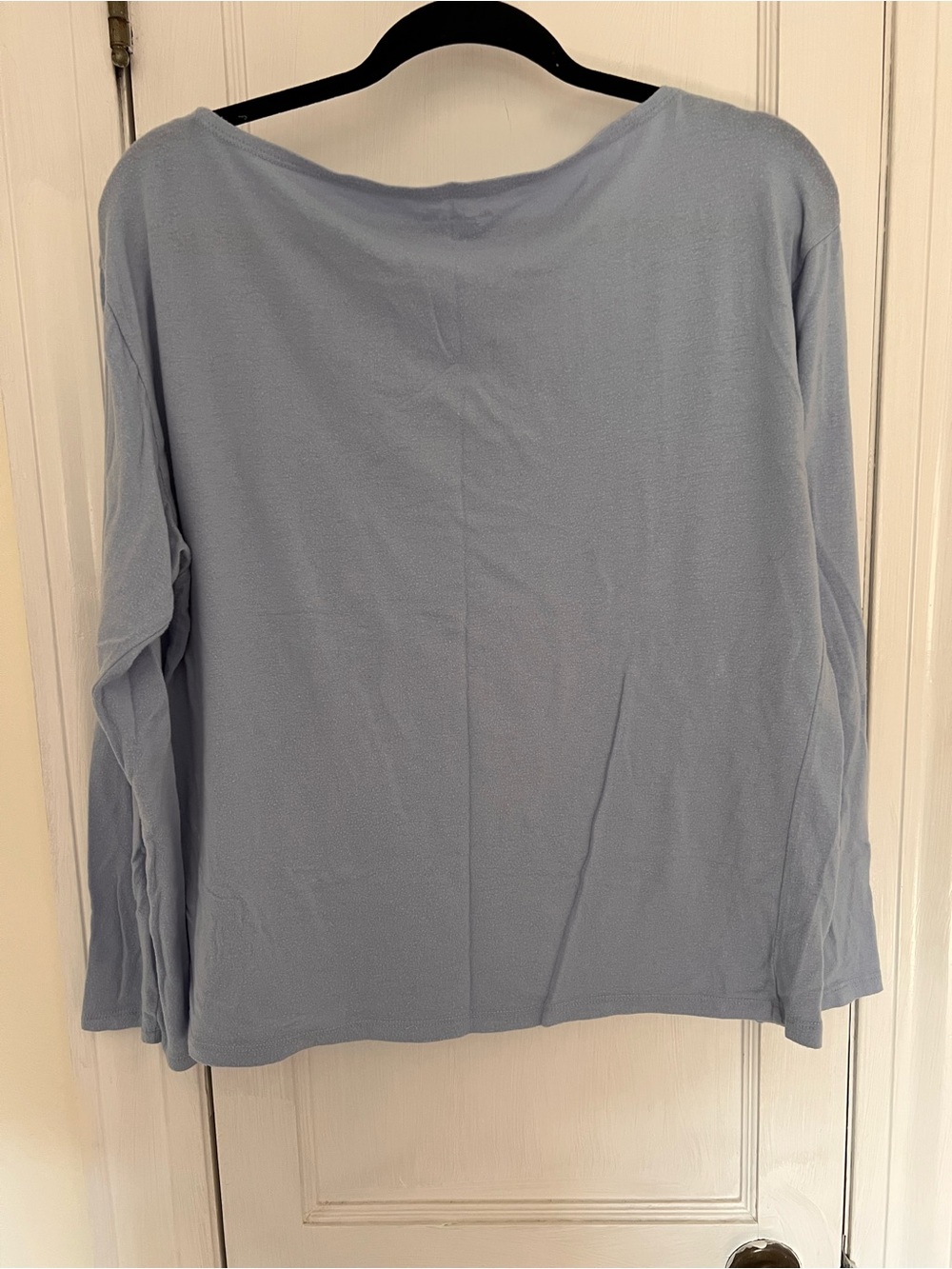 Abercrombie & Fitch Light Blue Long-Sleeve Women's Top
